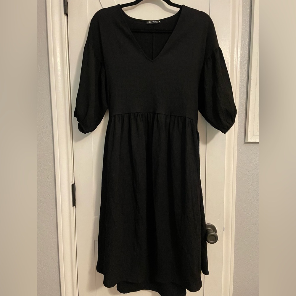 ZARA black dress size medium